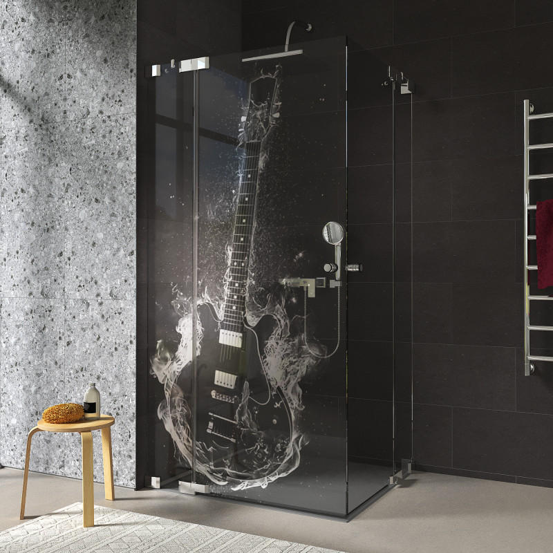 Douchecabine glazen hoekinstap GITAAR 209