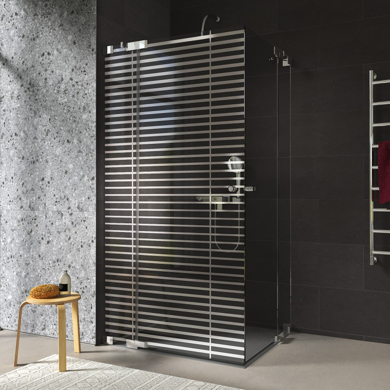 Douchecabine op maat glazen hoekinstap FORRADO 9/209