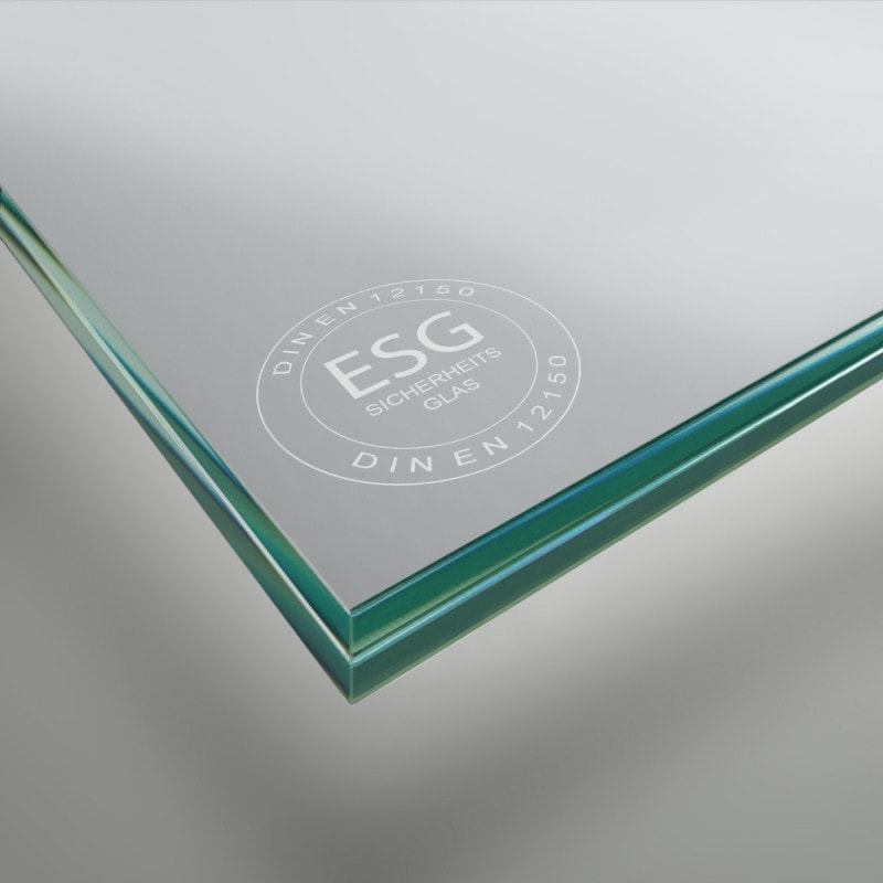 Gehard gelaagd veiligheidsglas 10,76 mm helder