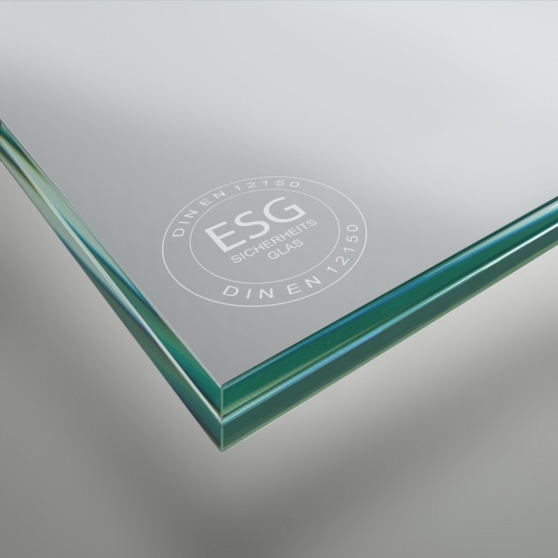Gehard gelaagd veiligheidsglas 12,76 mm helder