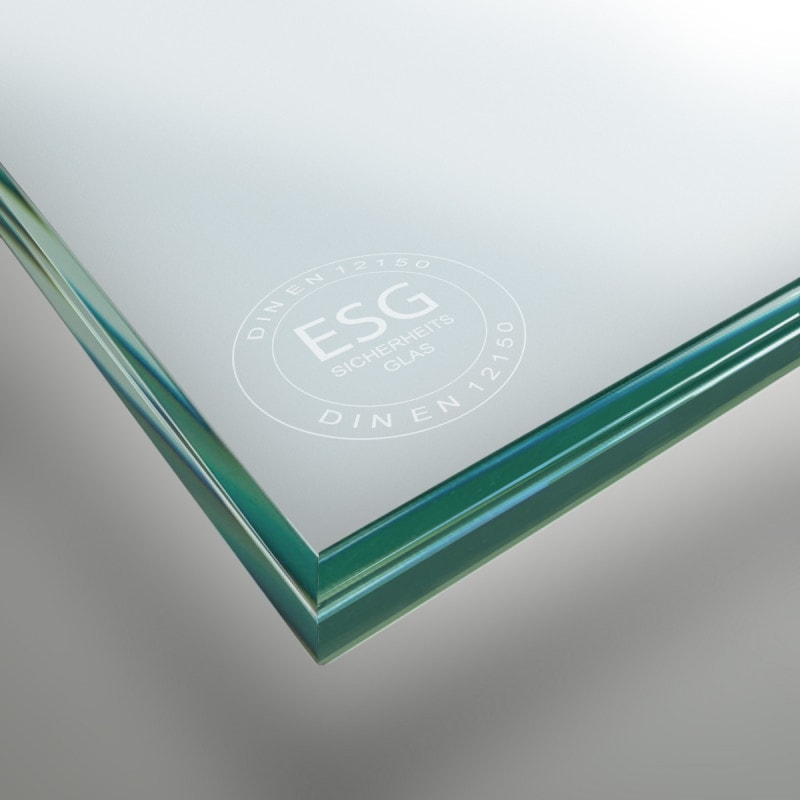 Gehard gelaagd veiligheidsglas 17,52 mm mat