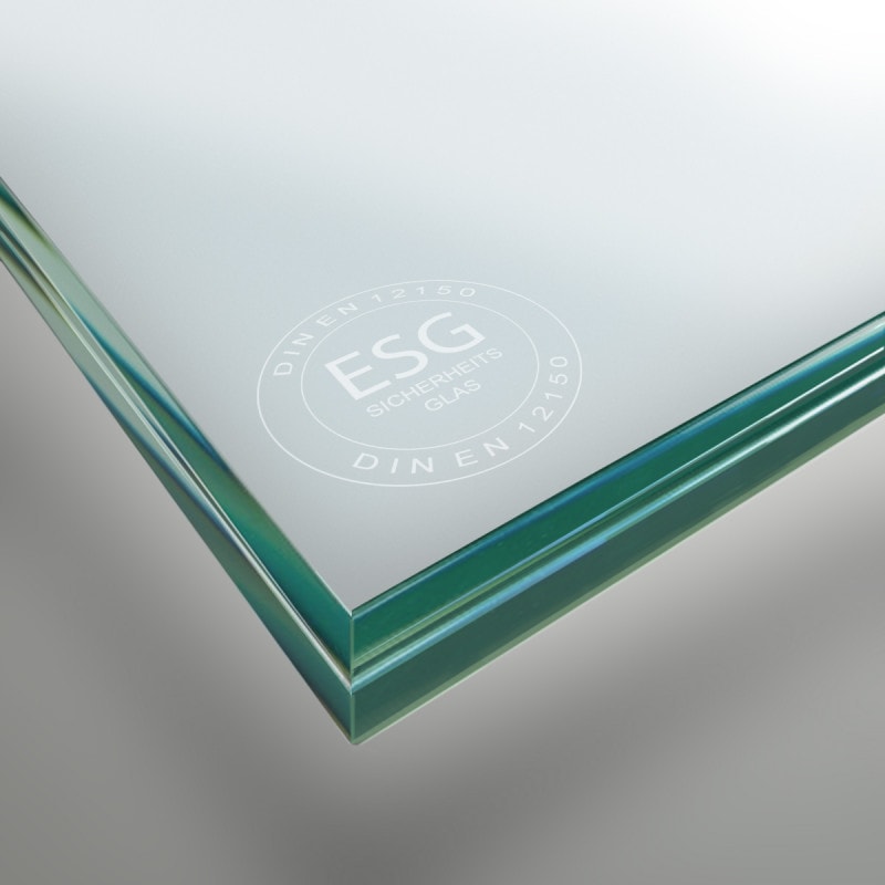 Gehard gelaagd veiligheidsglas 21,52 mm mat