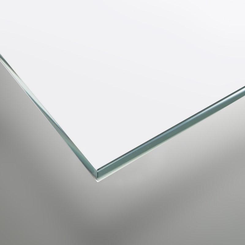 Gelakt glas - Wit / Alpenwit - REF 9003, 6mm
