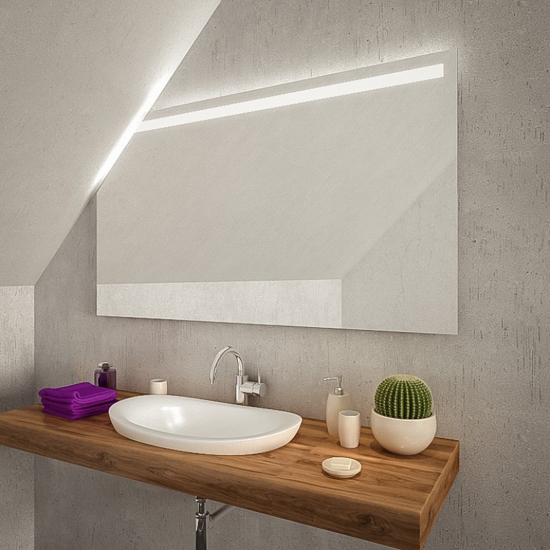 LED badkamerspiegel voor schuin dak - Tijuana