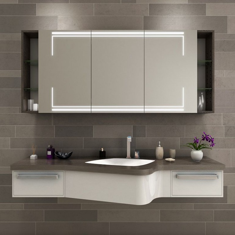 Verlichte spiegelkast - KOPENHAGEN