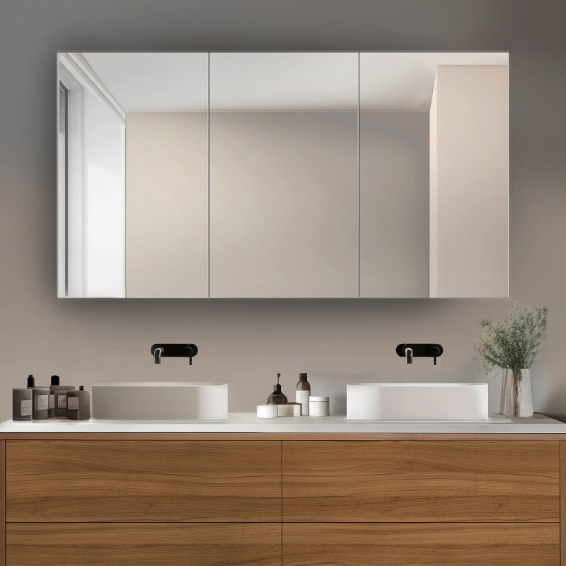 Badkamerspiegelkast - alleen BINNEN verlicht - BRISTOL Badkamerspiegelkast - alleen BINNEN verlicht - BRISTOL