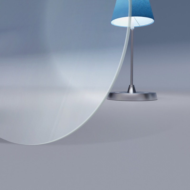Ronde glasplaat wit glas 8 mm Ronde glasplaat wit glas 8 mm