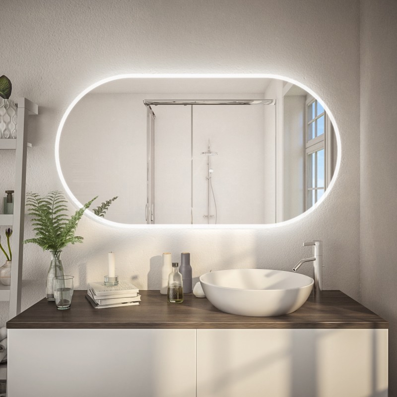 Smart Home badkamerspiegel KNX/Dali - F597L4KSH Smart Home badkamerspiegel KNX/Dali - F597L4KSH