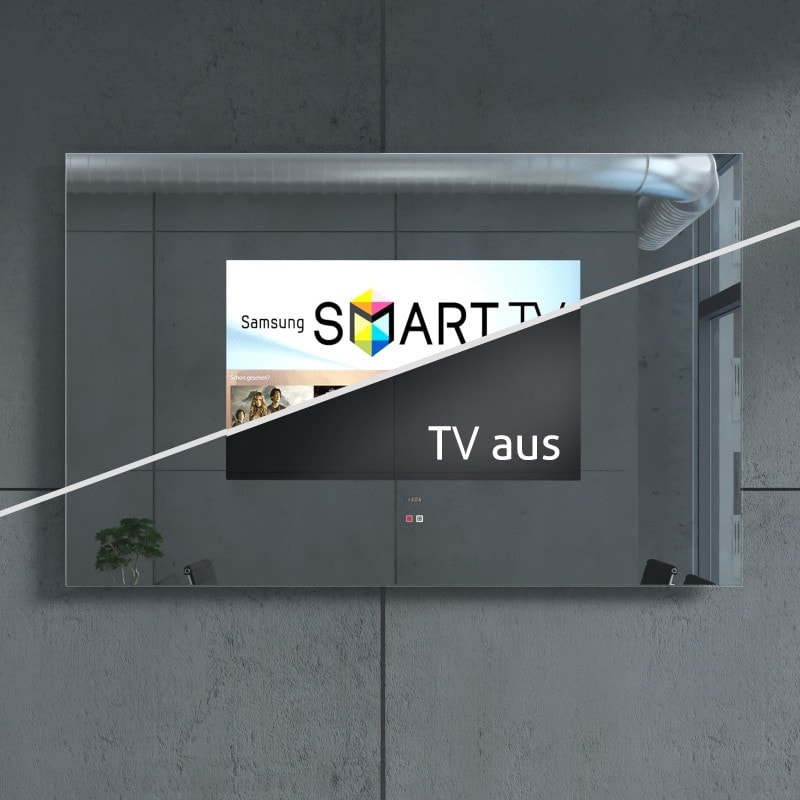 Spiegel met TV - Onverlicht CLEAR ECO