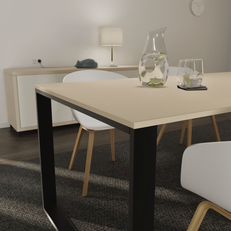 Tafelblad Beige 19 mm, eettafel/tafelblad