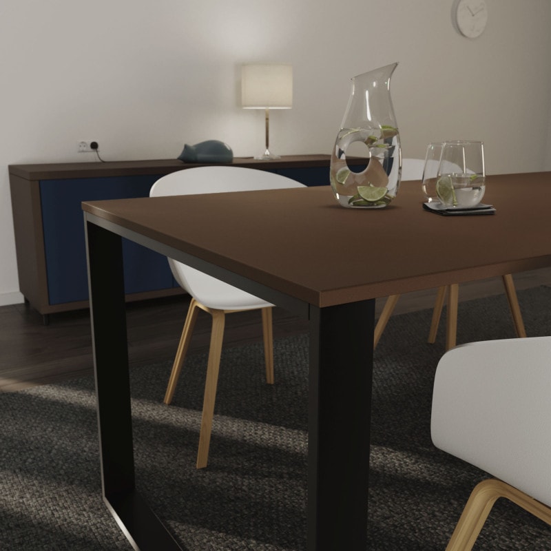 Tafelblad bruin 19 mm, eettafel/tafelblad Tafelblad bruin 19 mm, eettafel/tafelblad