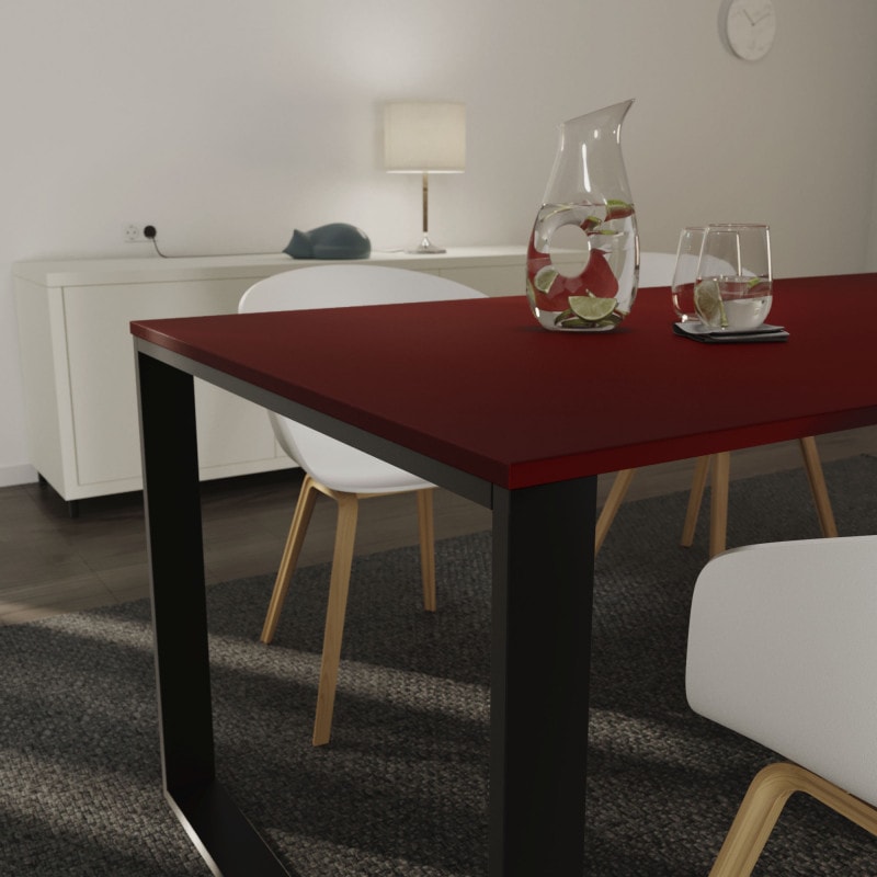 Tafelblad rood 19 mm, eettafel/tafelblad Tafelblad rood 19 mm, eettafel/tafelblad