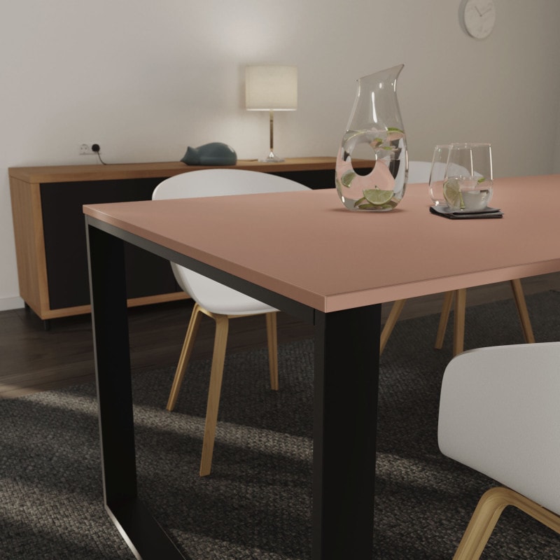 Tafelblad roze/roze 19 mm, eettafel/tafelblad Tafelblad roze/roze 19 mm, eettafel/tafelblad