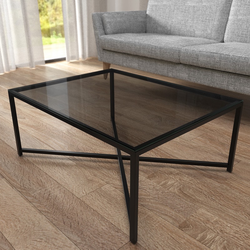 Tafelblad van Gehard-glas Parsol® grijs 6 mm