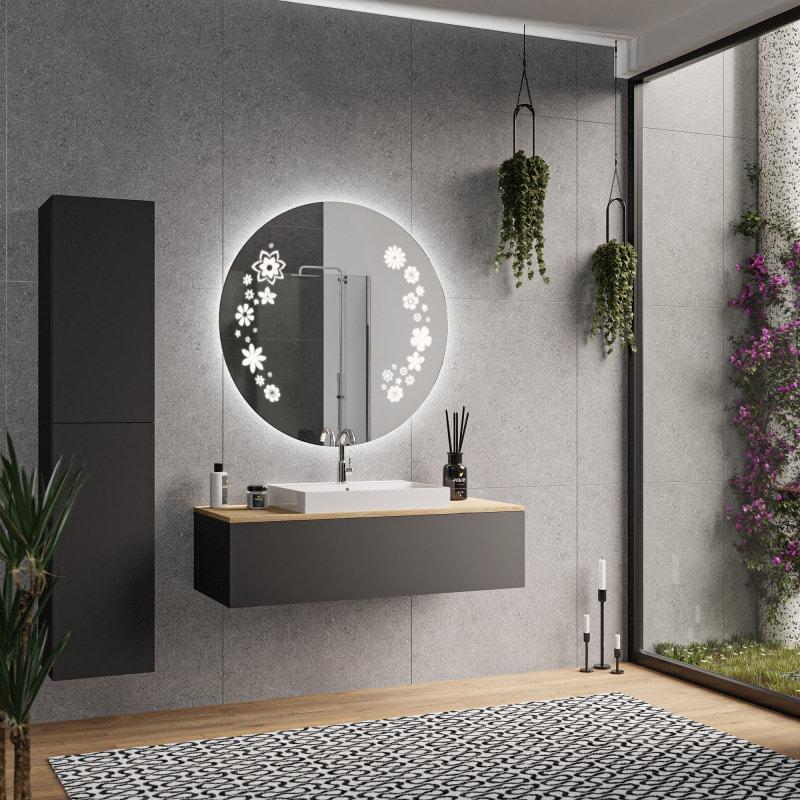 Spiegel Hipp Design SPV 21000 Organisch Met Verlichting Incl. Spiegelverwarming (Alle Maten