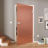 Gelakte glazen deur CARRE 17