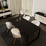 Zwart tafelblad 19 mm, eettafel/tafelblad Zwart tafelblad 19 mm, eettafel/tafelblad