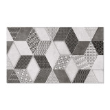 Keuken spatwand ESG glas 6mm met keramische kleurenprint GEOMETRISCH Tegel 1