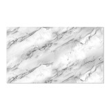 Keuken spatwand ESG glas 6mm met keramische kleurenprint MARMOR WIT 1