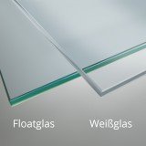 Glasdeur op maat ESG 8mm CRISTALLO