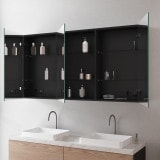 Badspiegelschrank aus Aluminium - Weser Badspiegelschrank aus Aluminium - Weser