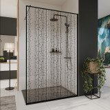 Glazen scheidingswand douche met kleurendruk FRAME BAMBOO 3 Glazen scheidingswand douche met kleurendruk FRAME BAMBOO 3