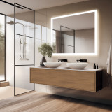 Badkamerspiegel met LED-verlichting - New York Badkamerspiegel met LED-verlichting - New York