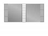 Badkamerspiegelkast LED - TRIENT