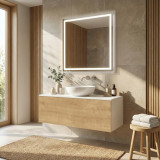 Wastafelonderkast met lade - Baltrum 01C