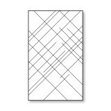 Glazen scheidingswand douche Satinatoglas met zwarte opdruk FRAME CROSSLINES Glazen scheidingswand douche Satinatoglas met zwarte opdruk FRAME CROSSLINES