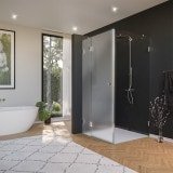 Design douchecabine glas, deur zijdelings AREA 8/210