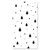 Douche cabine glas hoekinstap met motief DRUPPEL 1/209