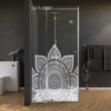 Glas Douchecabine deur zijdelings met motief MANDALA 1/210