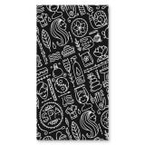 Douchecabine glazen hoekinstap met motief SPA 1/209