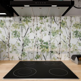 Keuken spatwand ESG glas 6mm met keramische kleurenprint BIRKE 1