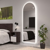 Ronde boogspiegel met verlichting F638L4B2 Ronde boogspiegel met verlichting F638L4B2
