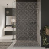 Glazen scheidingswand douche met kleurendruk FRAME BLOSSOM Glazen scheidingswand douche met kleurendruk FRAME BLOSSOM
