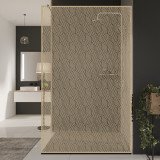 Glazen scheidingswand douche met kleurendruk FRAME CUBUS Glazen scheidingswand douche met kleurendruk FRAME CUBUS