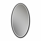 Gedeeltelijke gelakte spiegel ovaal verlicht F661L4OTL