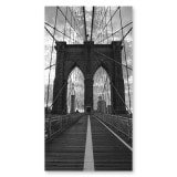 Glas douchecabine deur aan de zijkant met motief BROOKLYN BRIDGE 210