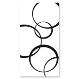 Glas douchecabine met strepen hoekinstap CERCO 3/209