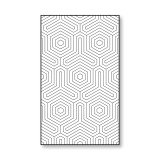 Glazen scheidingswand douche met kleurendruk FRAME HEXAGON Glazen scheidingswand douche met kleurendruk FRAME HEXAGON