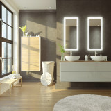 Badkamerspiegel met verlichting Smart Home KNX/Dali - New York SH