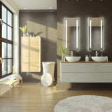 Smart Home badkamerspiegel LED KNX/Dali - M01L2VSH Smart Home badkamerspiegel LED KNX/Dali - M01L2VSH