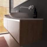 Dubbele wastafel met verlichting - Rügen 10A/LED