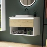 Maatwerk verlichte badonderkast - Mellum 05A/LED