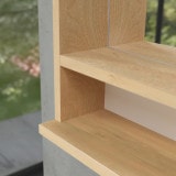 Spiegel met houten omlijsting met LED-verlichting - Madera 10