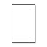 Glazen scheidingswand douche Satinato met zwarte opdruk FRAME LINE Glazen scheidingswand douche Satinato met zwarte opdruk FRAME LINE