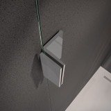 Maatwerk glazen douchecabine, zijdeur 210