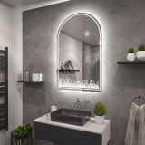 Spiegel met LED Motief Bloem Weide 1 Spiegel met LED Motief Bloem Weide 1